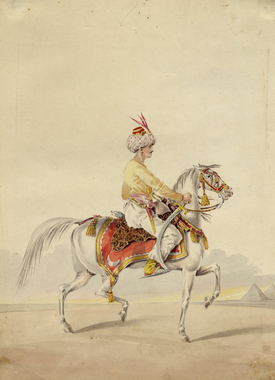 At sırtında Memluk, yaklaşık 1825 by Unbekannt