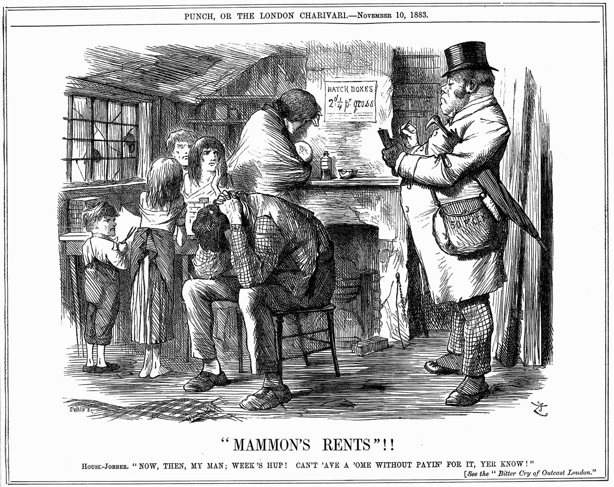 Mammons Kiraları, 1883 by Unbekannt
