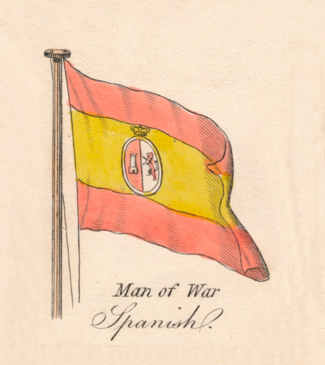 Savaş Adamı - İspanyol, 1838 by Unbekannt