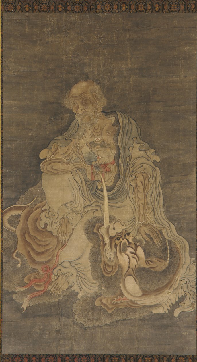 Bir Aslan Üzerine Oturan Manjushri, 1368-1644. by Unbekannt