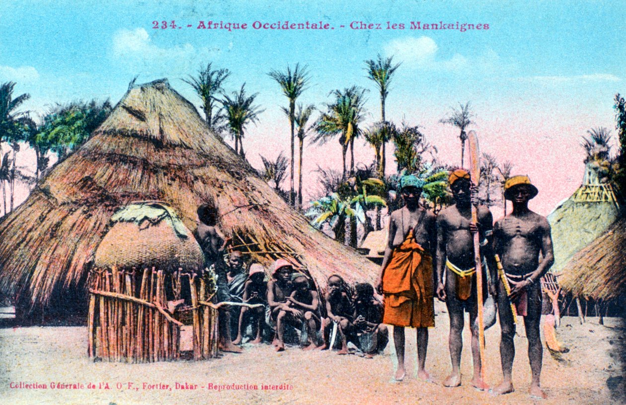 Mankaigne köyü, Batı Afrika, 20. yüzyıl by Unbekannt