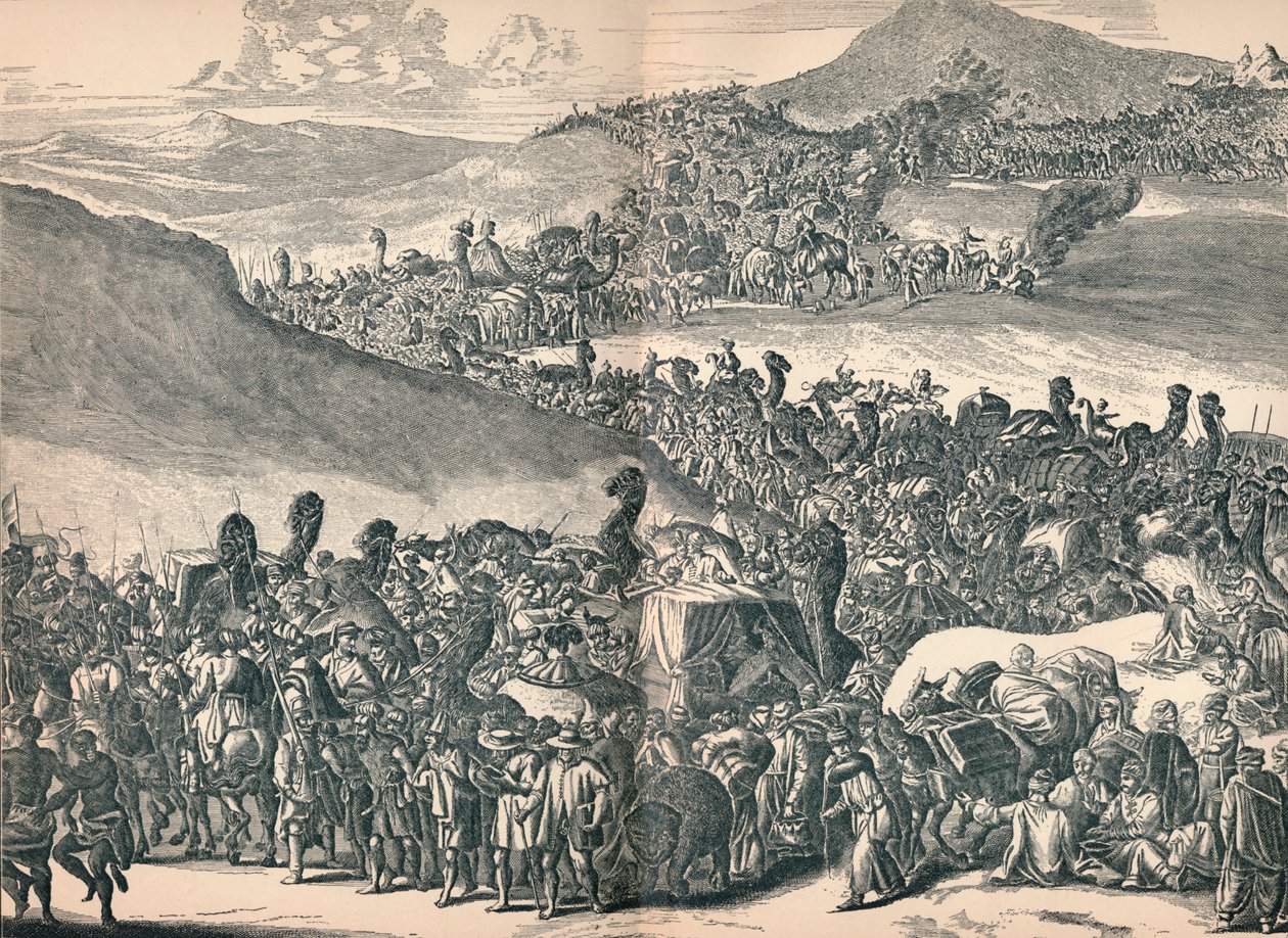 Mansa Musa Mekke Yolunda, c1670, 1903 by Unbekannt