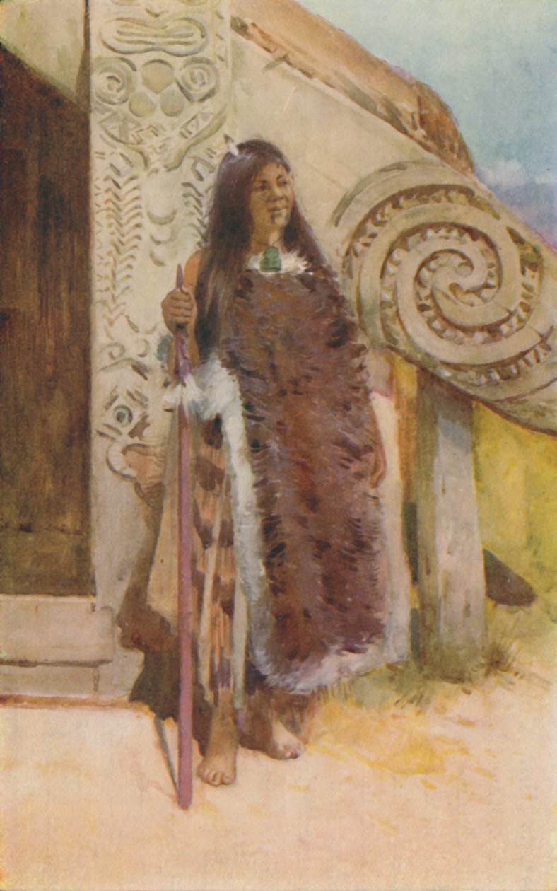 Yerli Kostümlü Maori, 1924 by Unbekannt