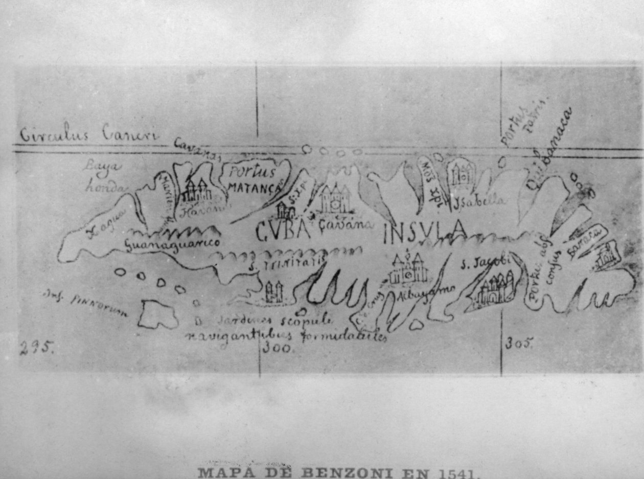 Benzoni Haritası, 1541, 1920