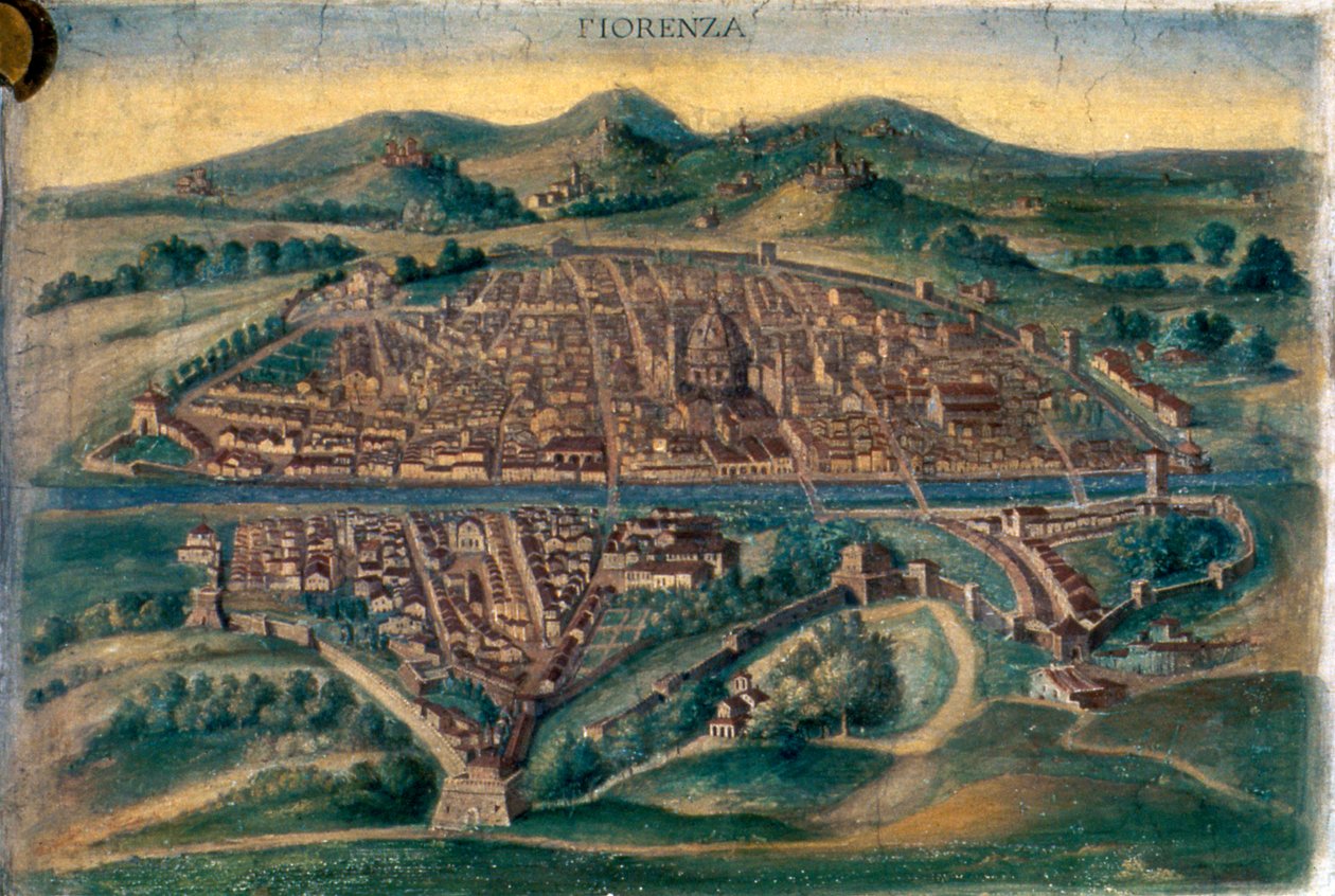 Floransa Haritası, 15. yüzyıl by Unbekannt