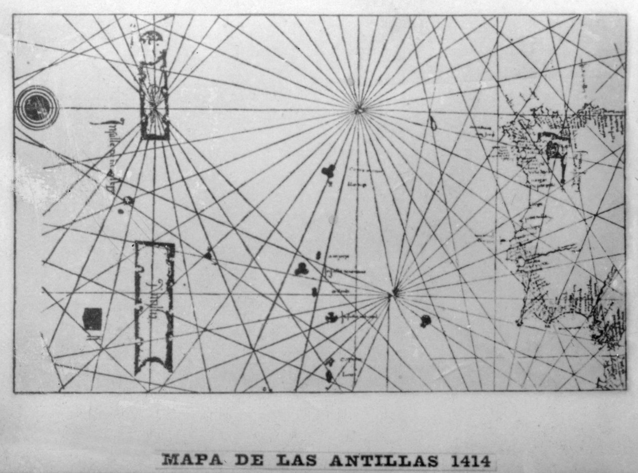 Antiller Haritası, 1414 1919. by Unbekannt