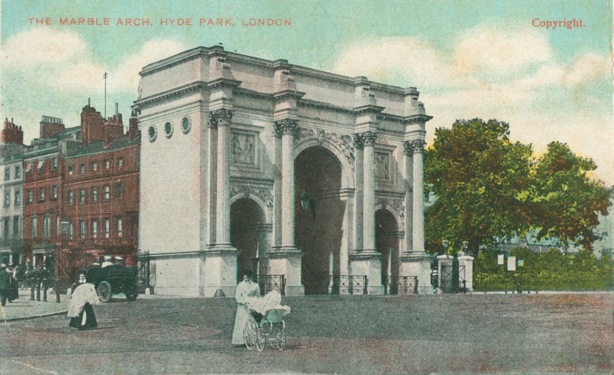 Marble Arch, Hyde Park, Londra by Unbekannt