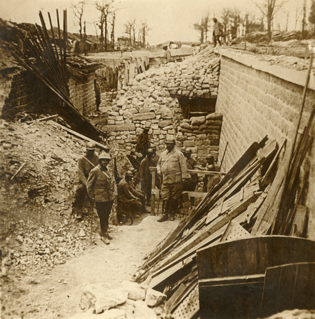 Marceau Kışlası, Verdun, Kuzey Fransa, 1916 by Unbekannt