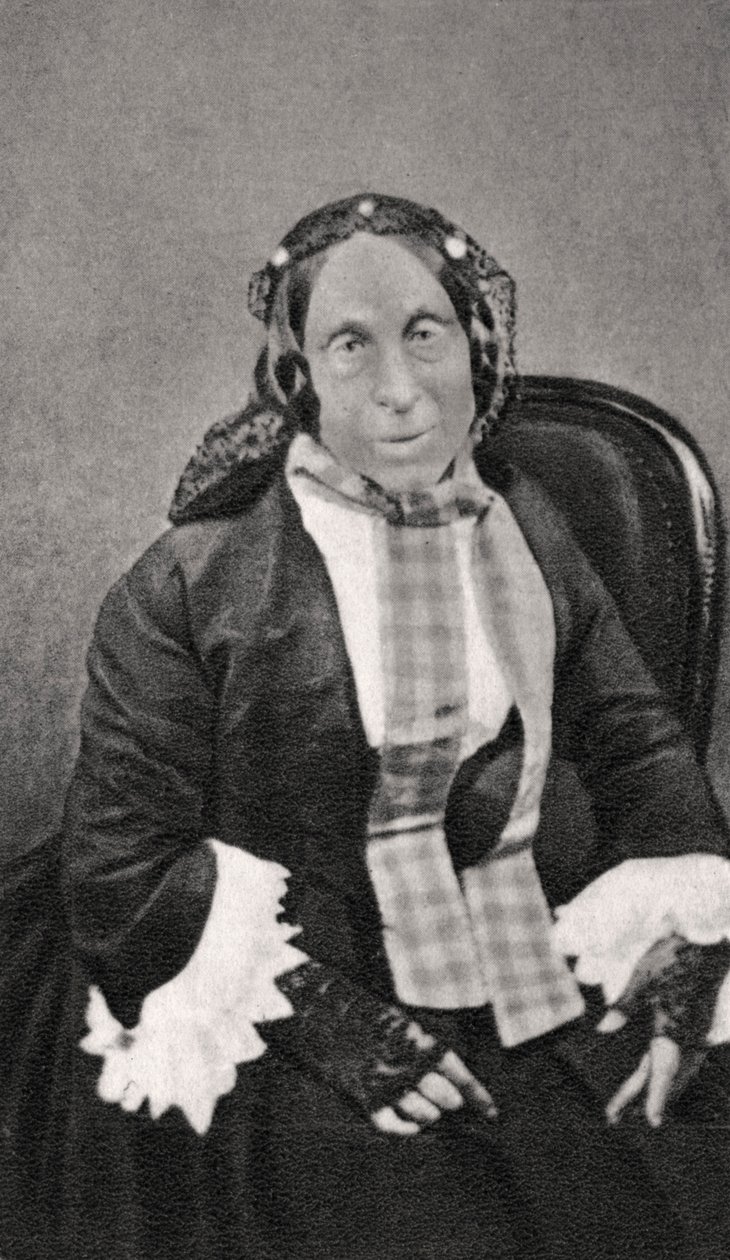 Marceline Desbordes-Valmore, Fransız şair, 1859 by Unbekannt