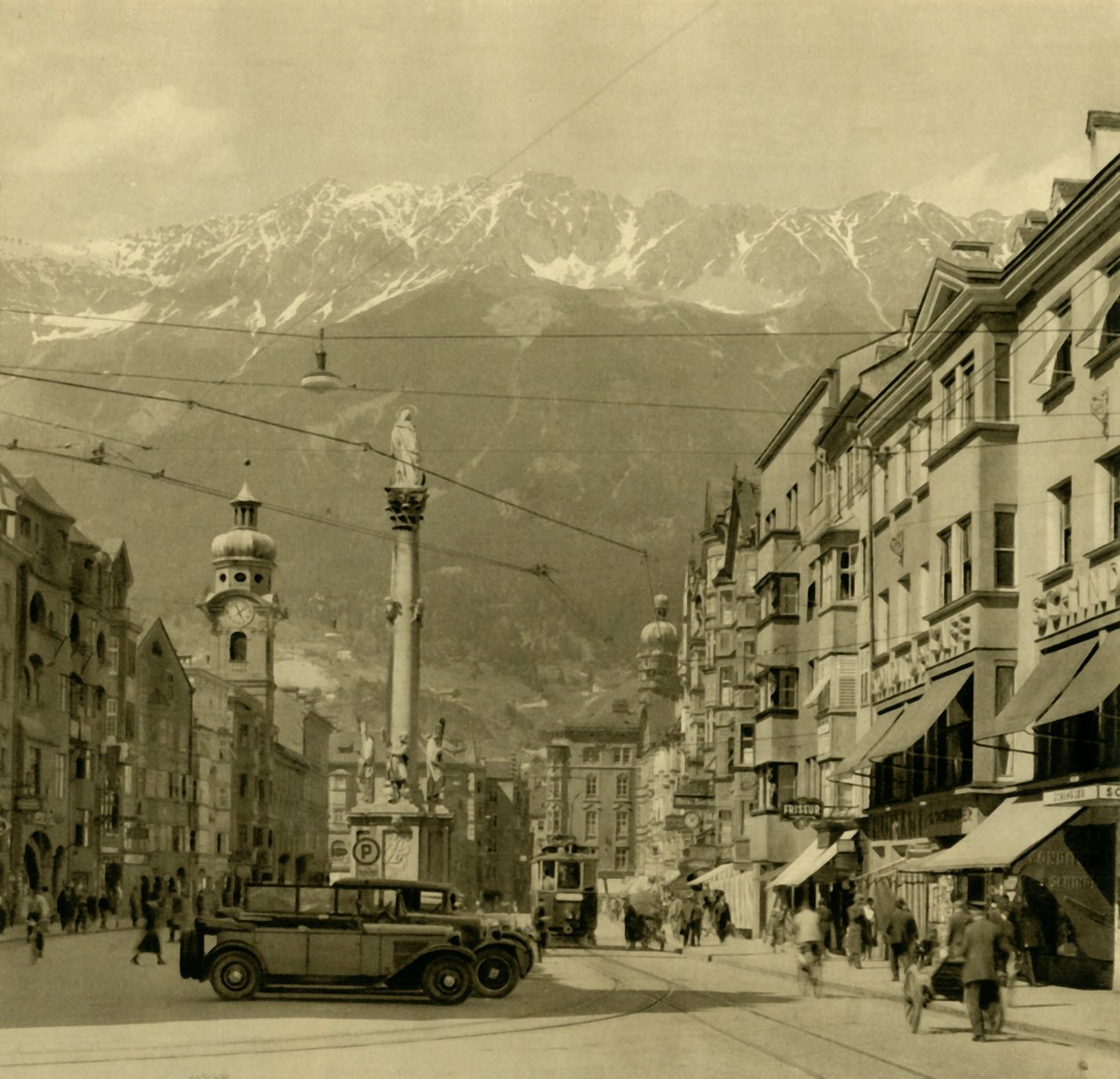 Maria-Theresien-Strasse, Innsbruck, Tirol, Avusturya, c1935. by Unbekannt