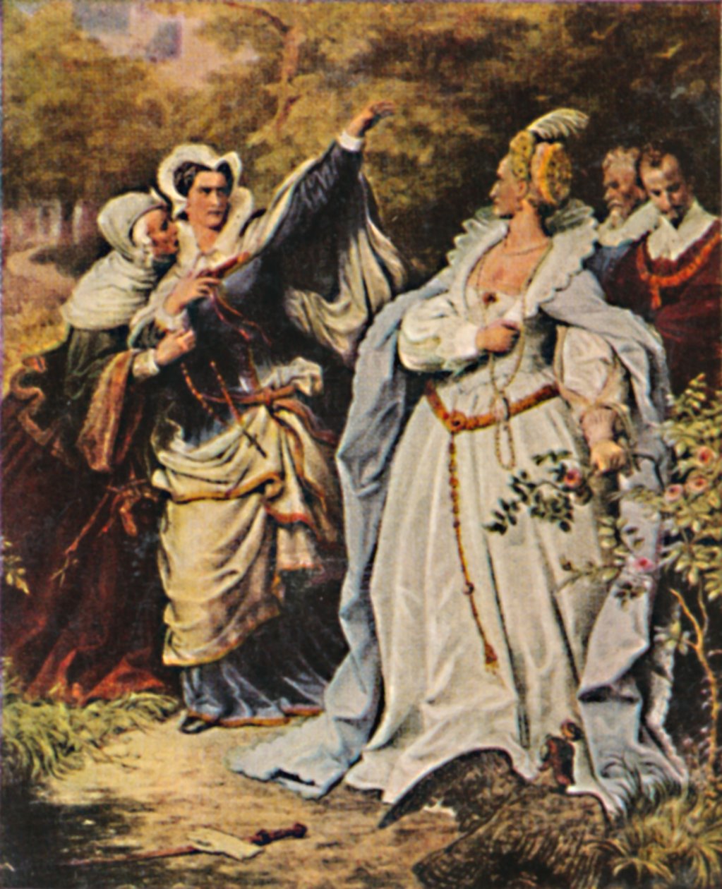 Maria Stuart 1542-1587 ve Elisabeth v. İngiltere 1533-1603, 1934. by Unbekannt