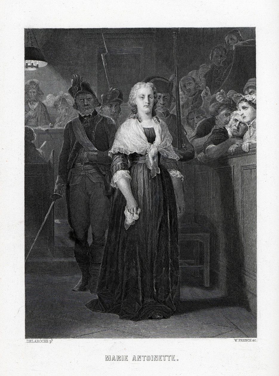 Marie Antoinette Cümleden Sonra Kongreden Ayrılırken, 1882 by Unbekannt