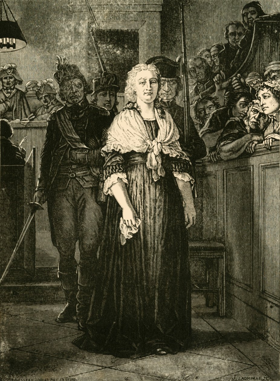 Marie Antoinette Devrim Mahkemesinden Ayrılırken, 1793, 1890. by Unbekannt