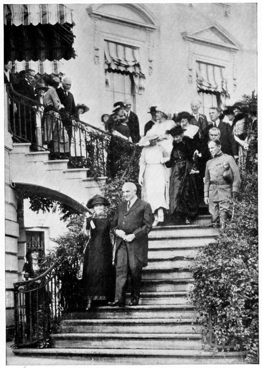 Marie Curie, Polonya doğumlu Fransız fizikçi ve ABD Başkanı Harding, 1921 by Unbekannt