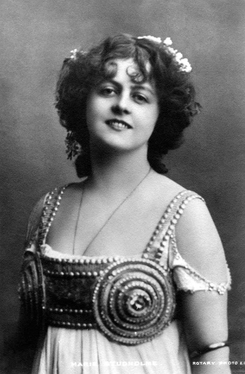 Marie Studholme 1875-1930, İngiliz aktris, 1900