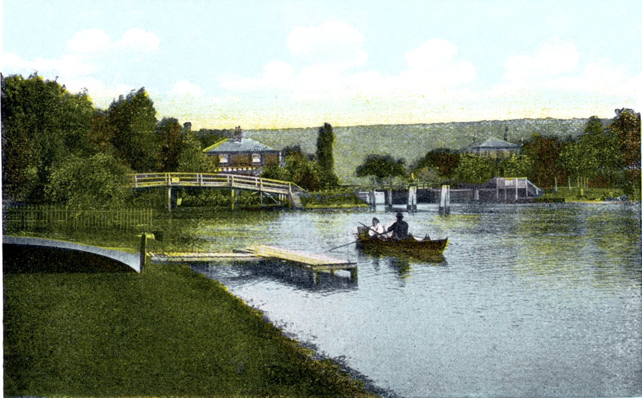 Marlow Lock, Buckinghamshire, 20. Yüzyıl by Unbekannt