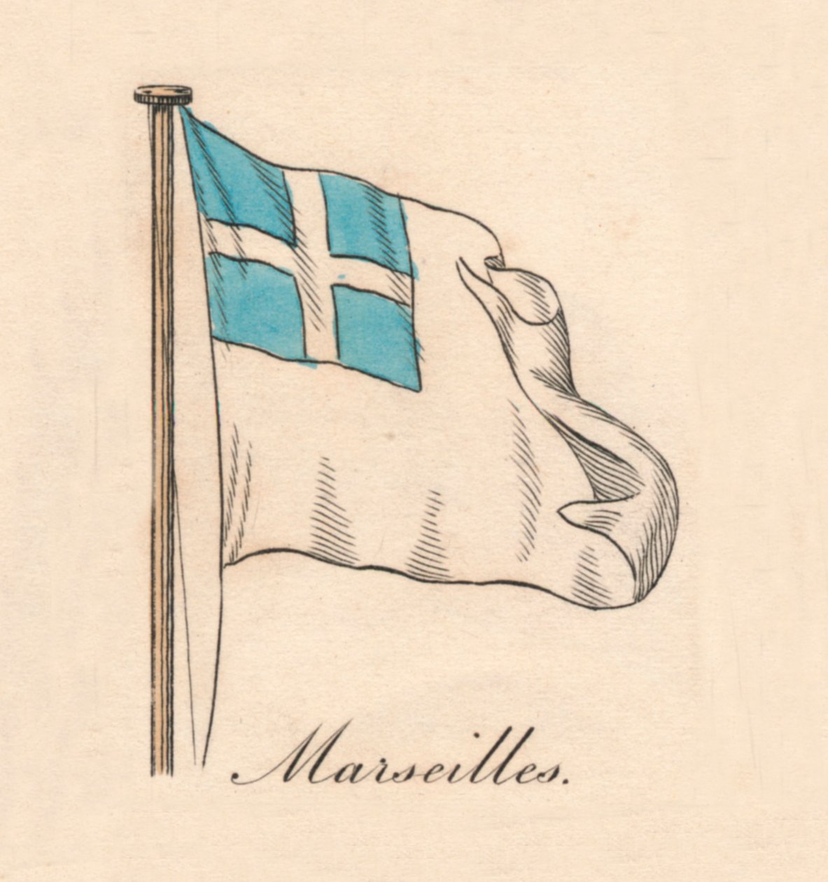 Marsilya, 1838 by Unbekannt
