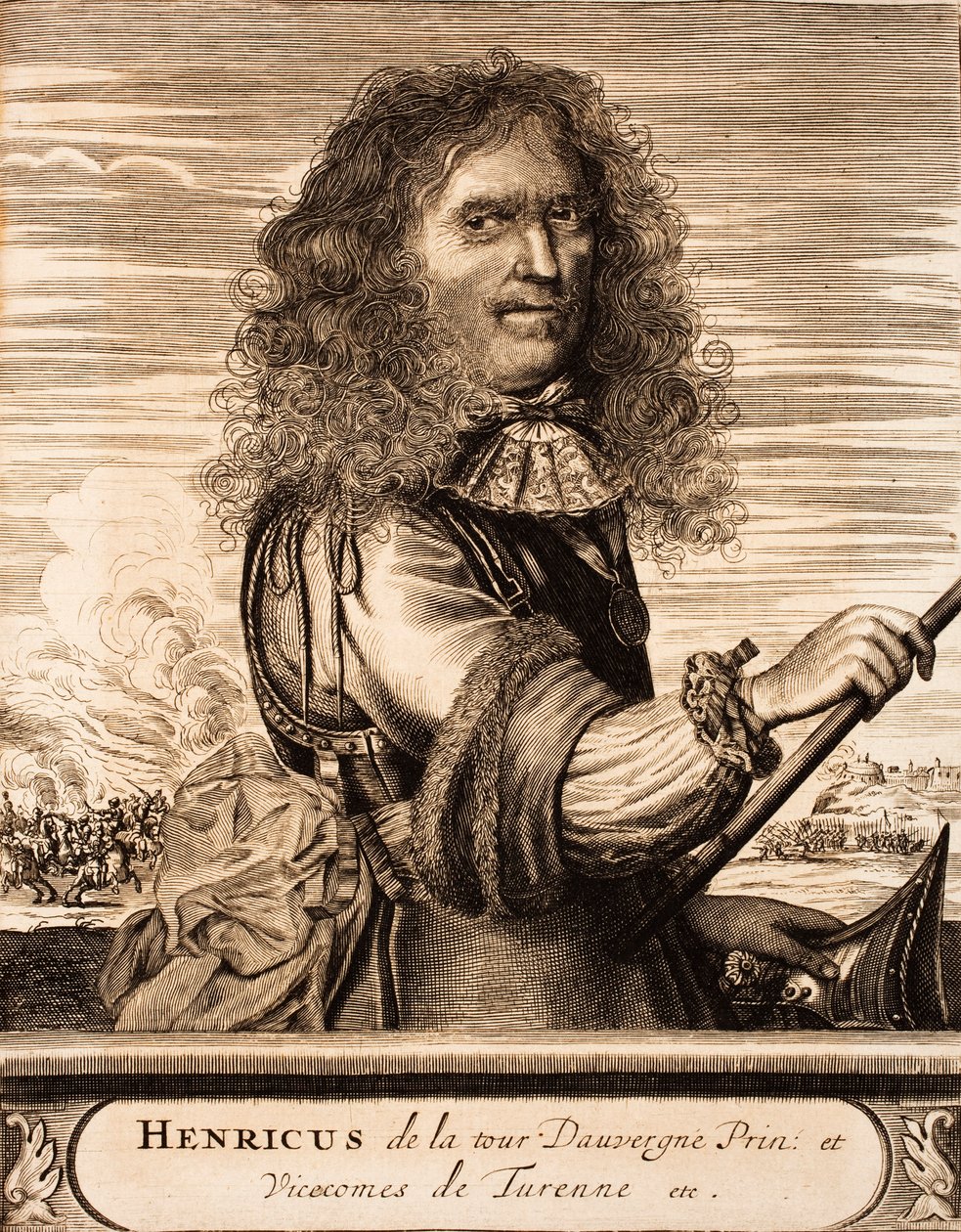 Mareşal Henri de La Tour dAuvergne, Turenne vikontu 1611-1675, 1675. by Unbekannt