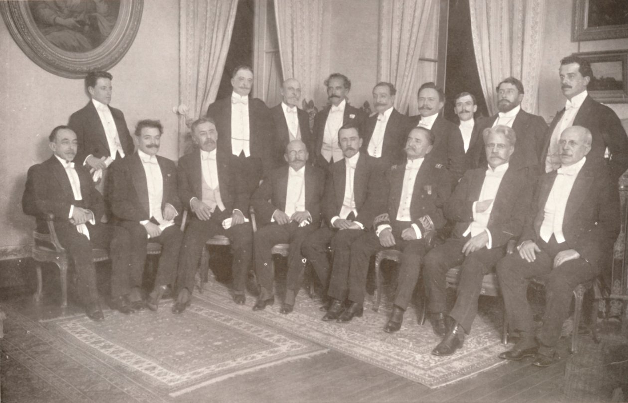 Mareşal Hermes da Fonseca, Devlet Sekreterleri ve Danışmanları ile, 1914 by Unbekannt