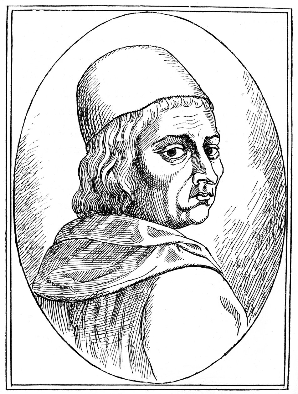 Marsilio Ficino 1433-1499, İtalyan hümanist filozof, 1882 by Unbekannt