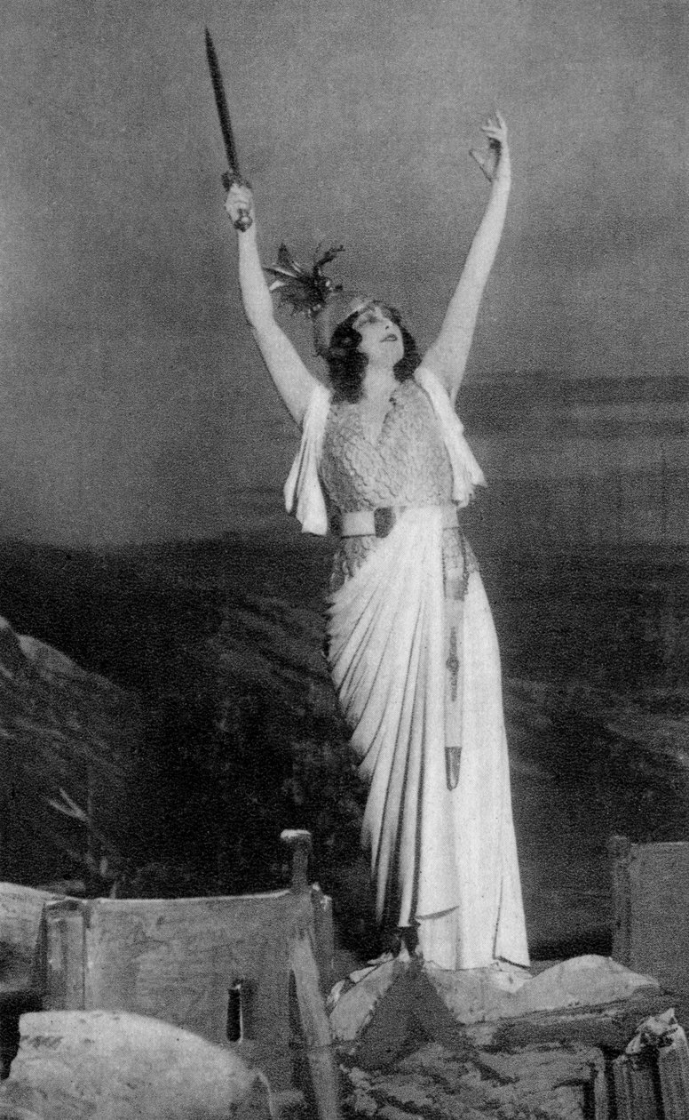 Marthe Chenal, Fransız soprano, 1918 by Unbekannt