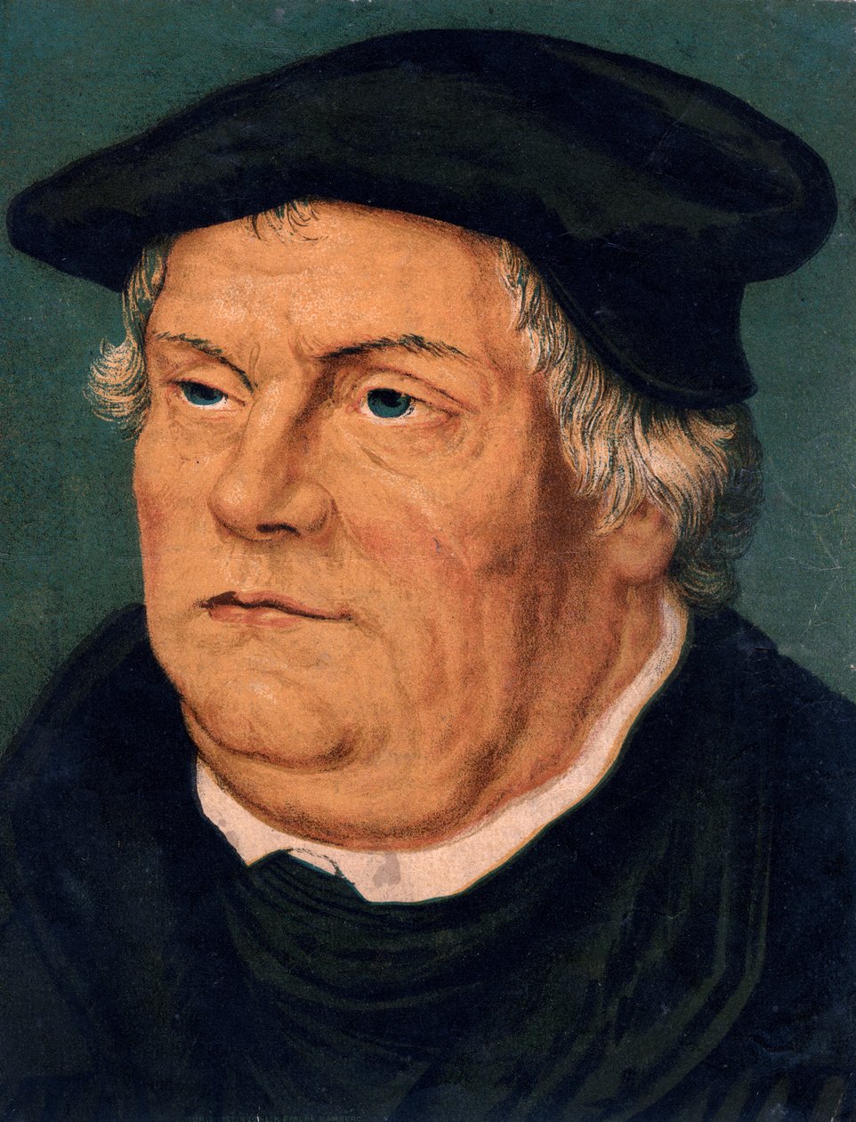Martin Luther, 16. yüzyıl Alman Protestan reformcusu, 19. yüzyıl by Unbekannt