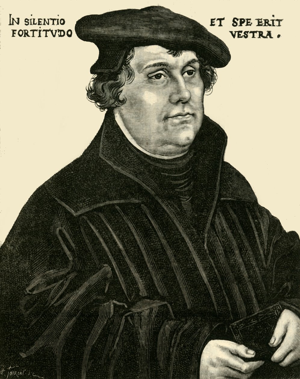 Martin Luther, c1520-1530, 1890. by Unbekannt