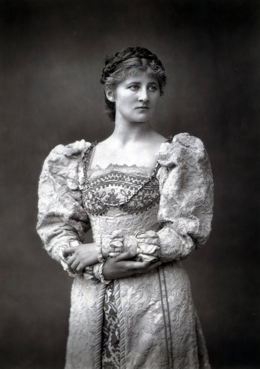 Mary Anderson 1859-1940, Amerikalı tiyatro oyuncusu, 19. yüzyılın sonlarında by Unbekannt