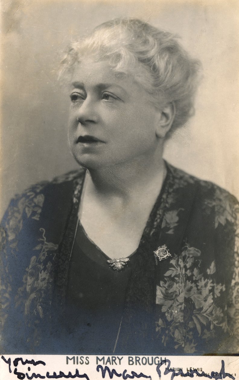 Mary Brough 1863-1834, İngiliz aktris, 20. yüzyıl by Unbekannt