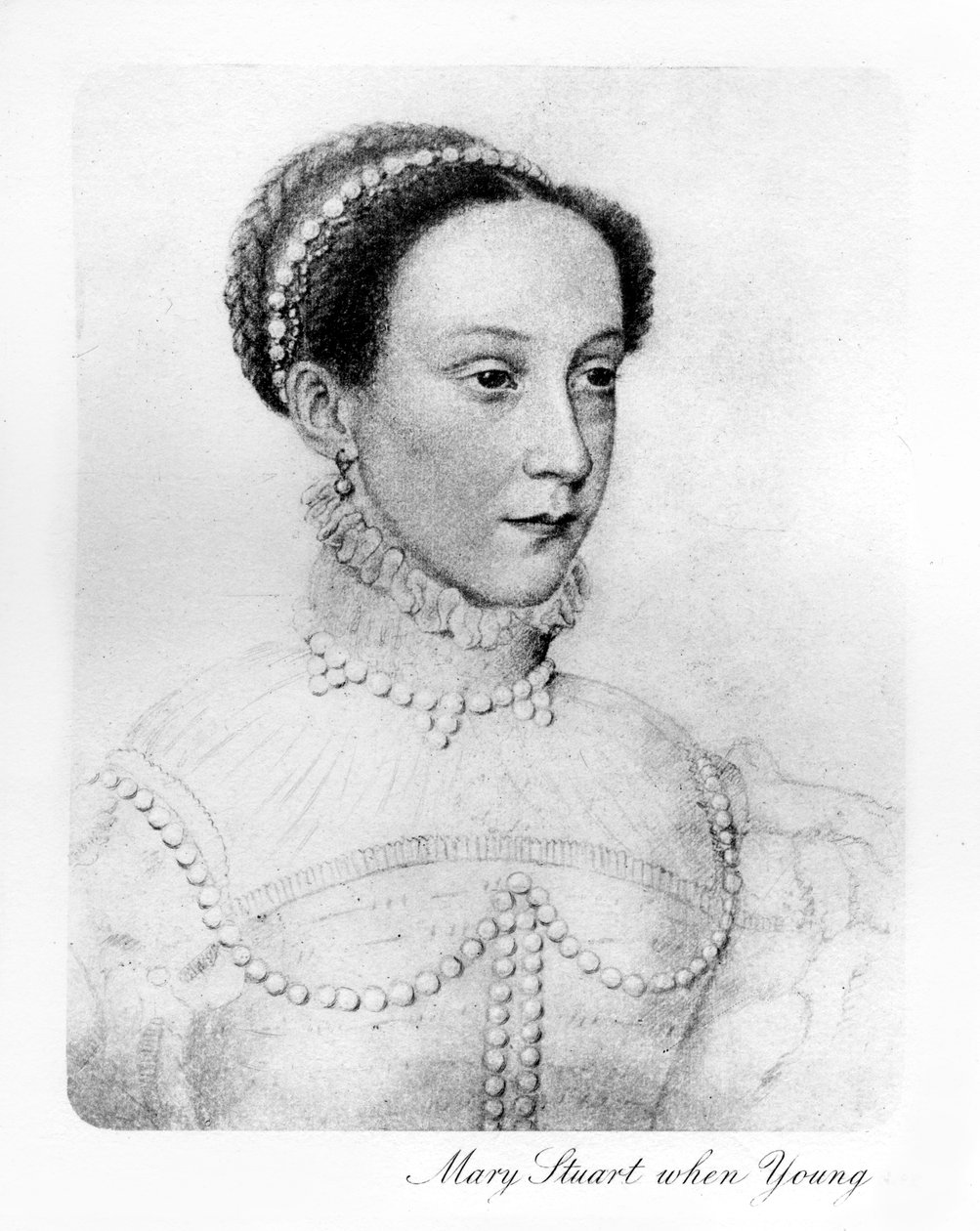Mary Stuart gençken, 1907 by Unbekannt