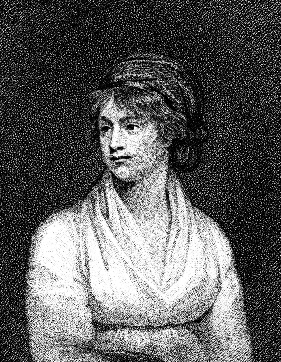 Mary Wollstonecraft, 18. yüzyıl İngilizce öğretmeni, yazar ve feminist by Unbekannt