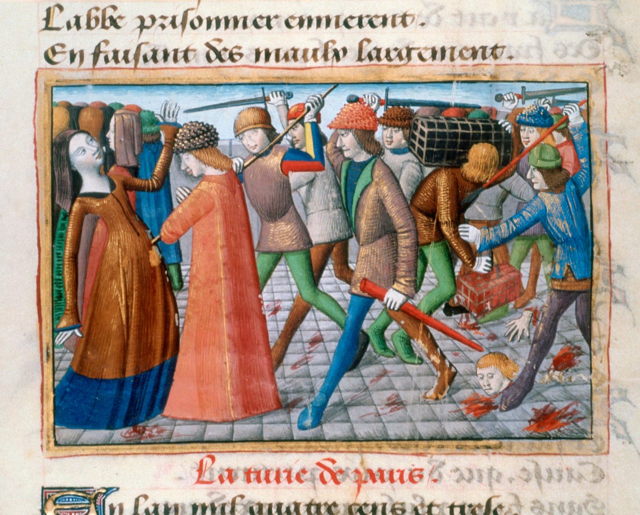 Paris sakinlerinin katliamı, Mayıs 1413, 1484 by Unbekannt