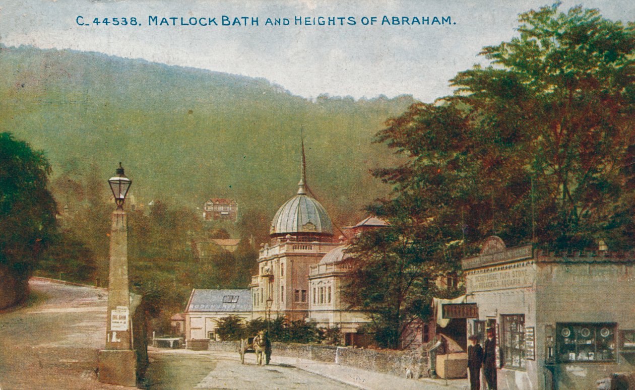 Matlock Banyosu ve Abraham Tepeleri, Derbyshire, c1905. by Unbekannt