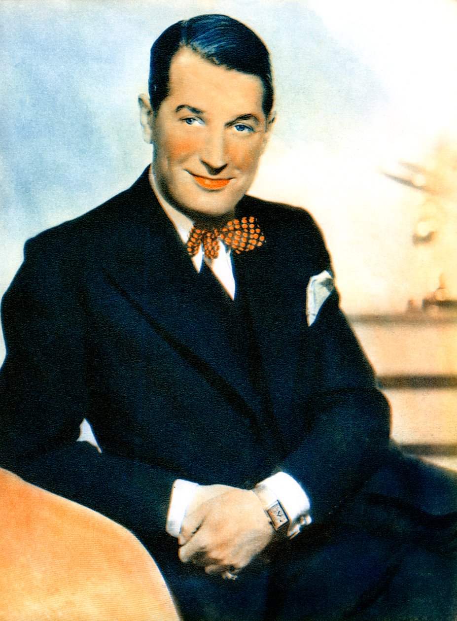 Maurice Chevalier, Fransız aktör ve popüler şovmen, 1934-1935 by Unbekannt