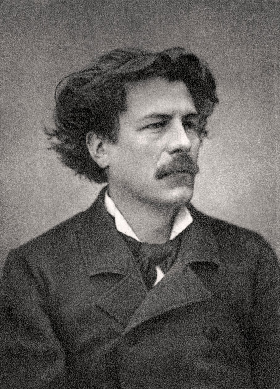 Maurice Rollinat, Fransız şair, 1888 by Unbekannt