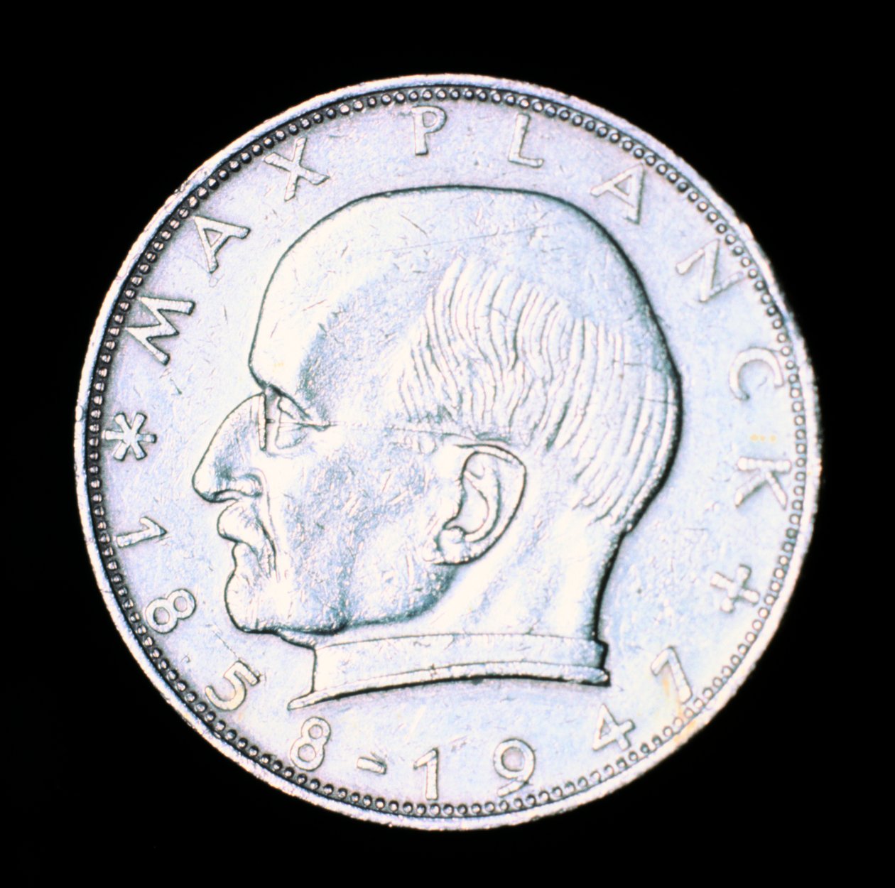 Max Planck, Alman teorik fizikçi, 20. yüzyılın ortalarında by Unbekannt
