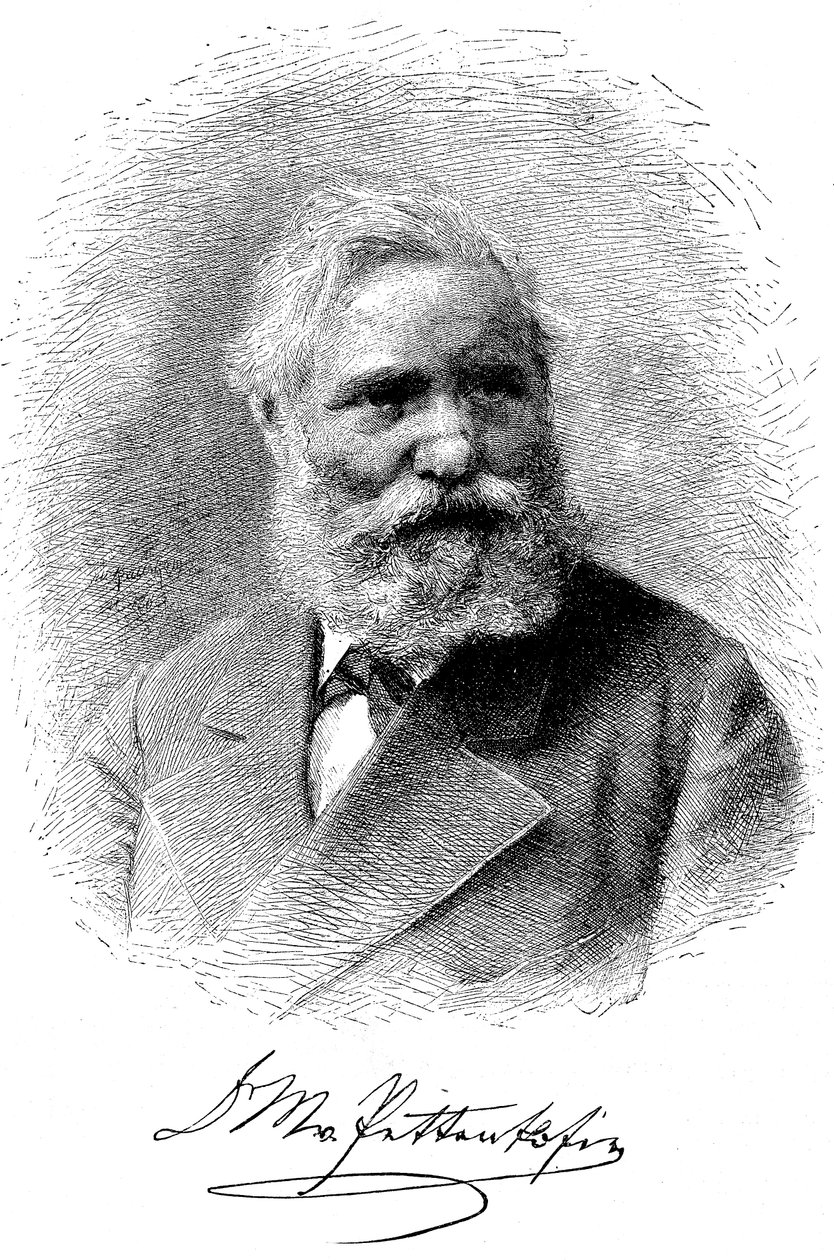 Max von Pettenkofer 1818-1901, Alman kimyager ve doktor by Unbekannt