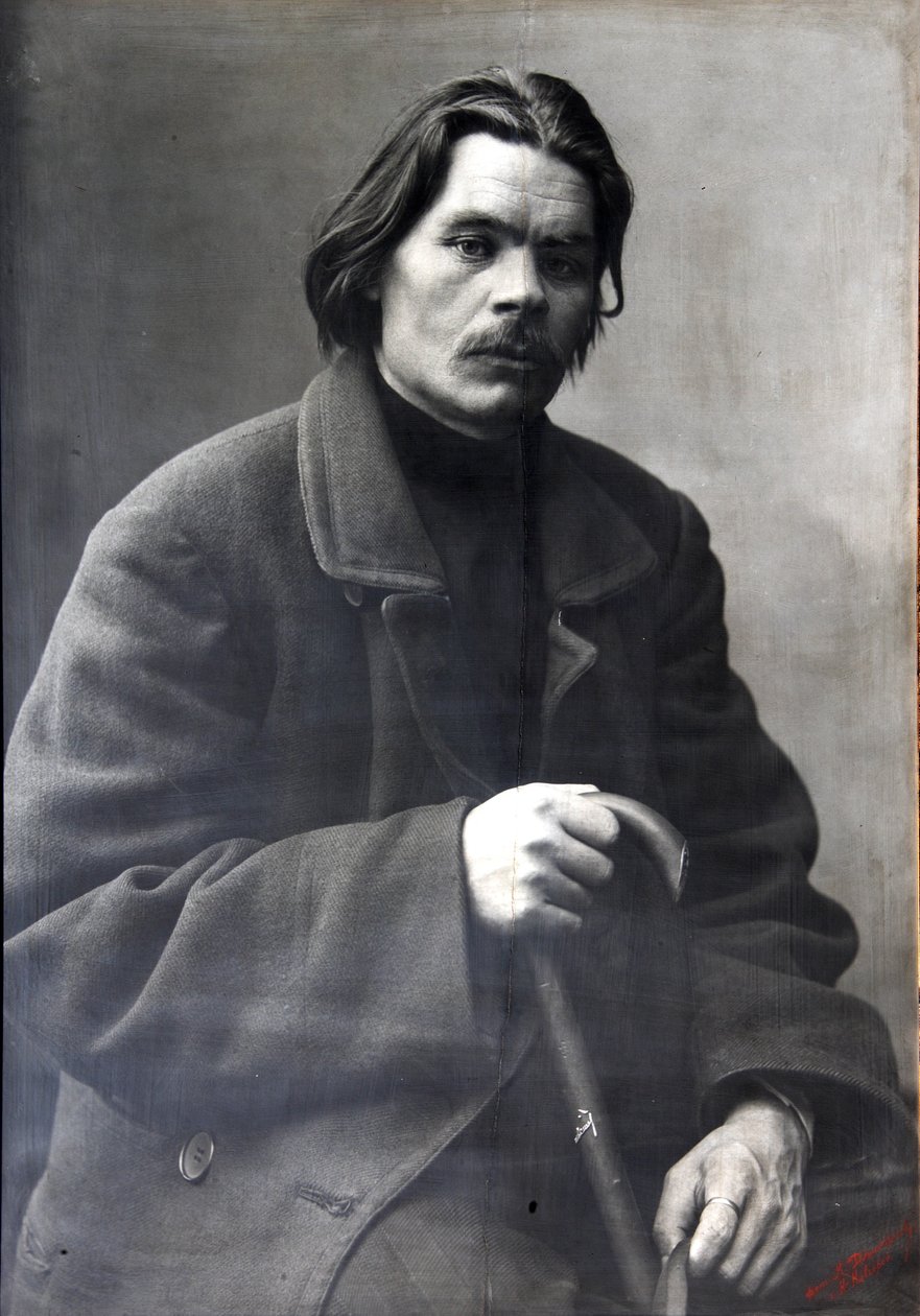 Maksim Gorki, Rus yazar, c1901-c1902 by Unbekannt