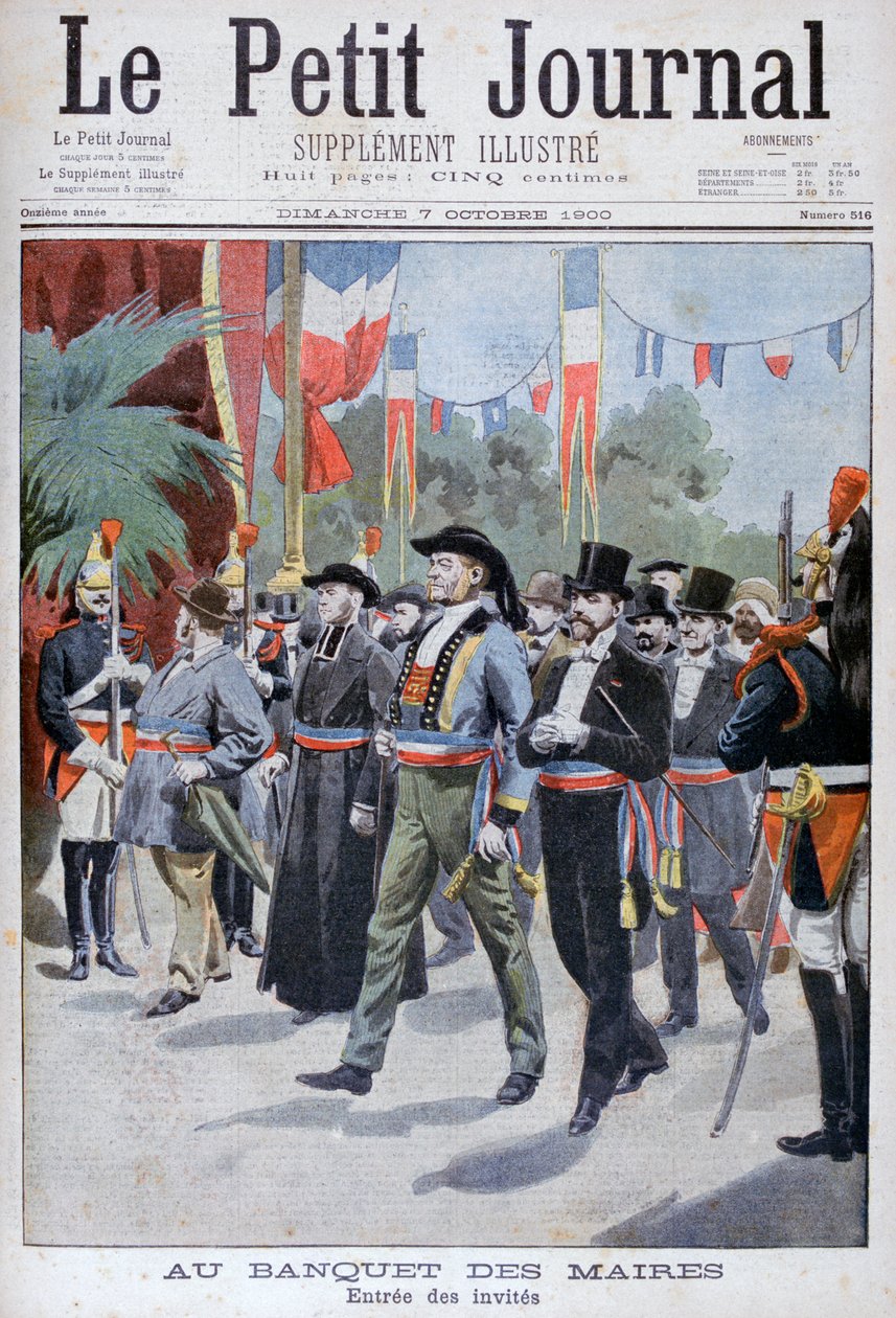 Belediye Başkanları Ziyafeti, Paris, 1900 by Unbekannt