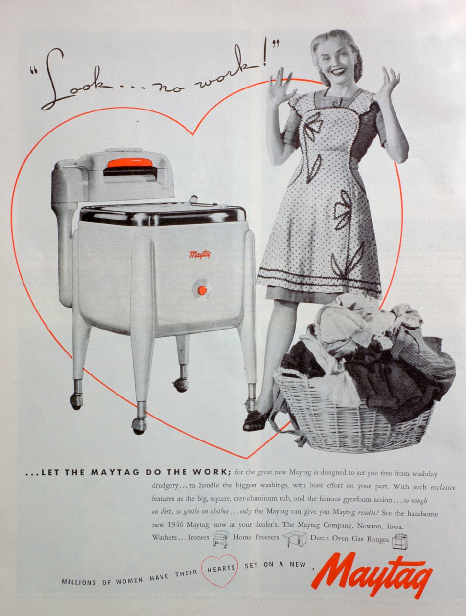 Maytag çamaşır makinesi reklamı, 1946 by Unbekannt