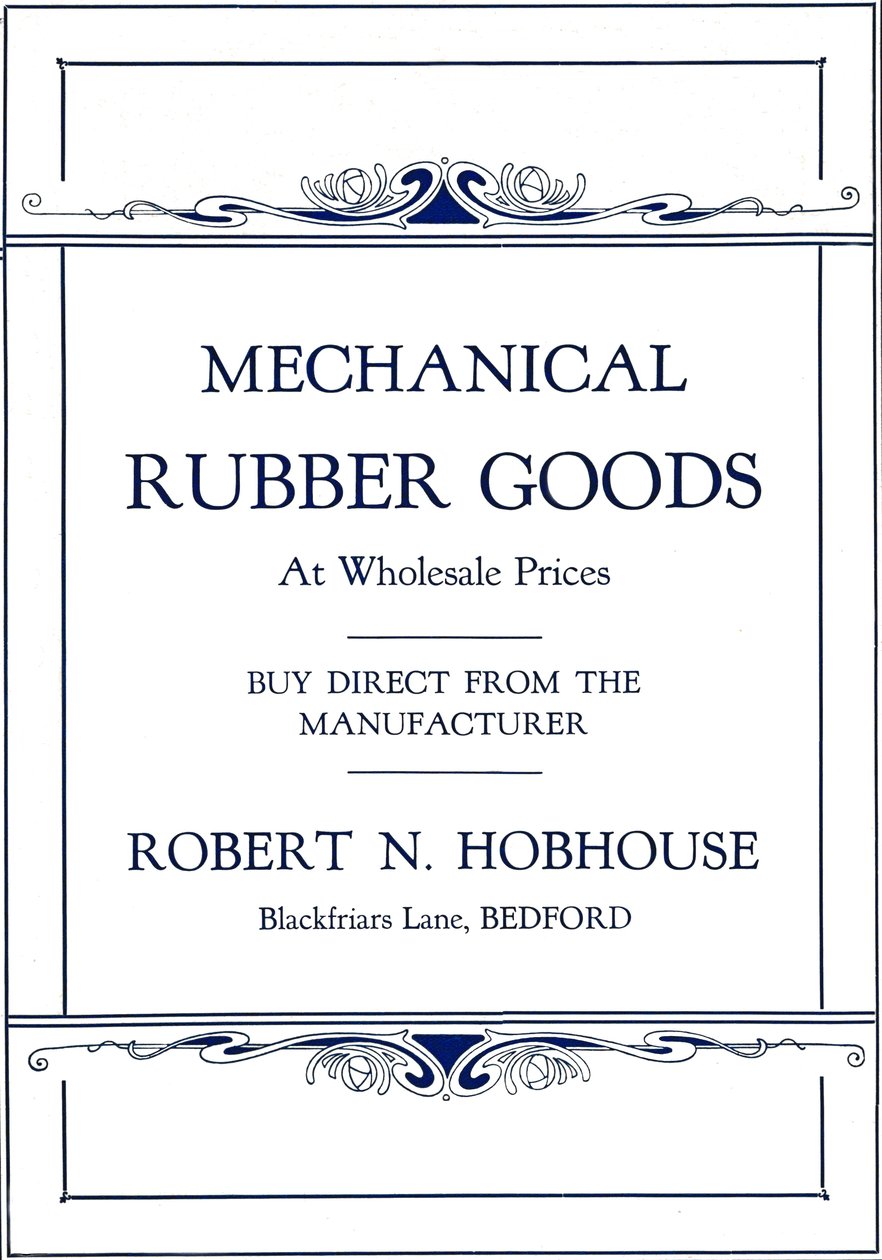 Mekanik Kauçuk Ürünler - Robert N. Hobhouse reklamı, 1916 by Unbekannt