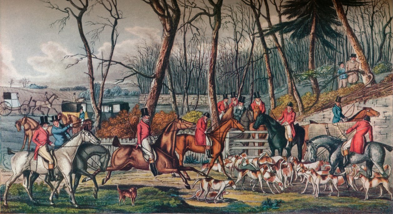Kapakta Toplantı, c1824 by Unbekannt