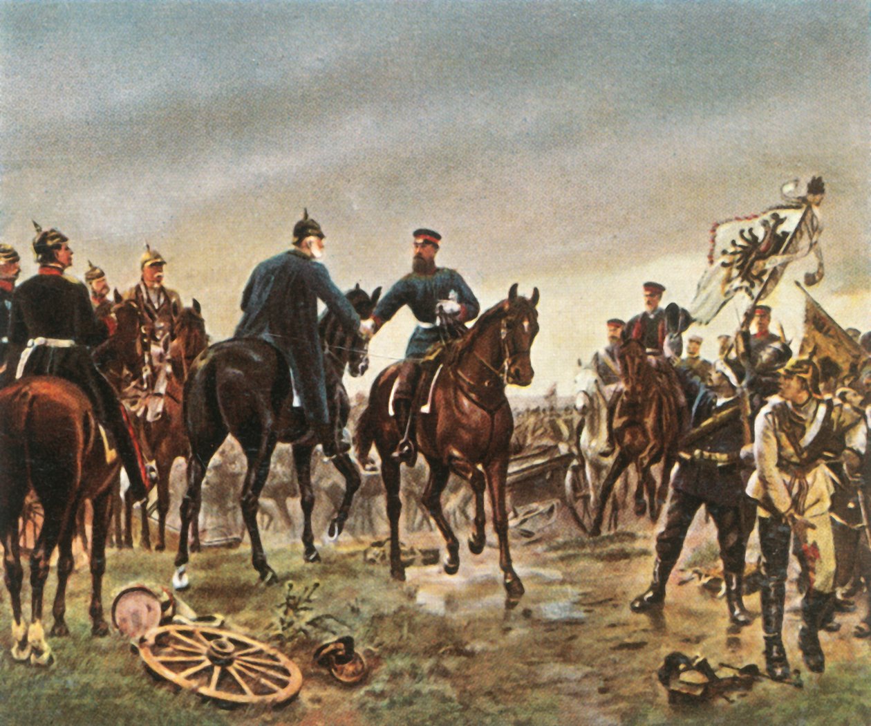 Kral Wilhelm I ve Veliaht Prens Friedrich Wilhelm