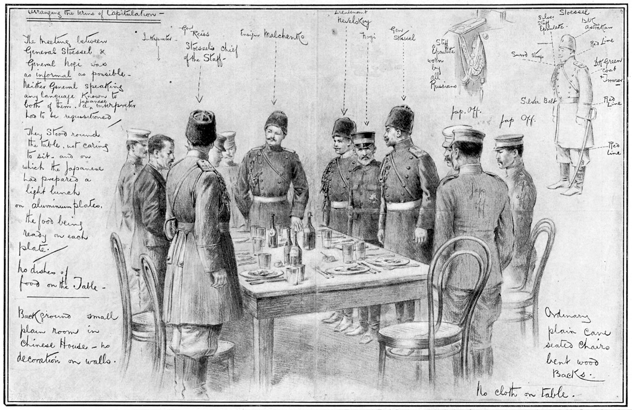 Muhalif Generallerin Toplantısı, Rus-Japon Savaşı, 1904-5 by Unbekannt