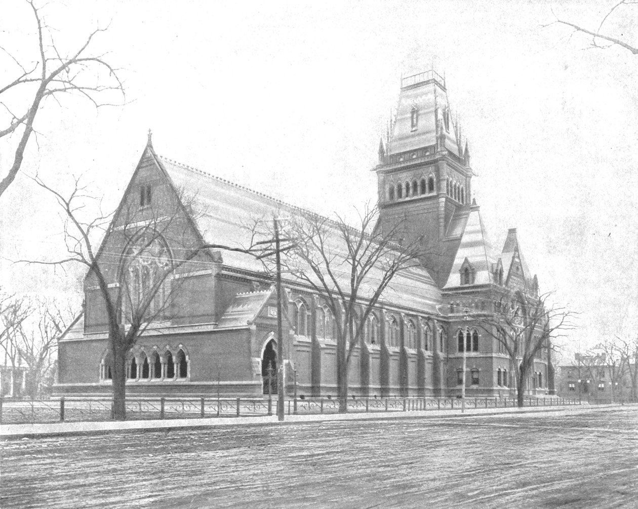 Memorial Hall, Cambridge, Massachusetts, ABD, c1900. by Unbekannt