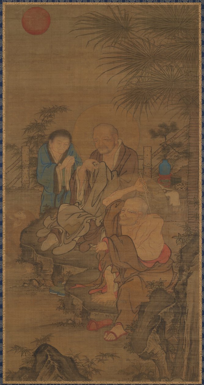 Sabah Güneşinde Giysi Tamiri, Ming hanedanı, 15.-16. yüzyıl. by Unbekannt