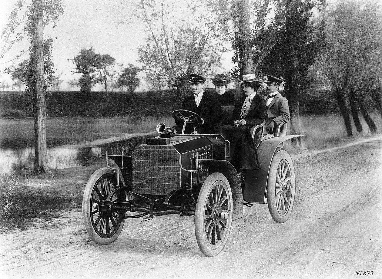 Mercedes 35 hp motorlu araba, 1901 by Unbekannt