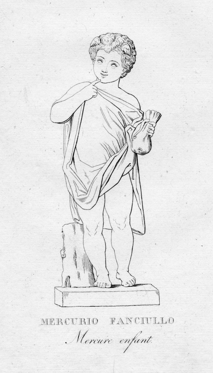 Merkür Çocuğu Merkür çocuğu, c1850 by Unbekannt