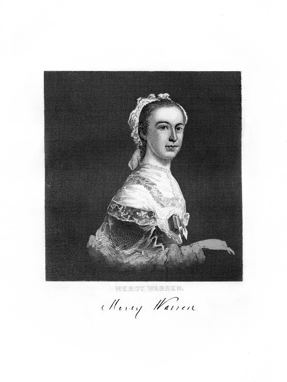 Mercy Warren, Amerikalı vatansever ve yazar, 1872 by Unbekannt