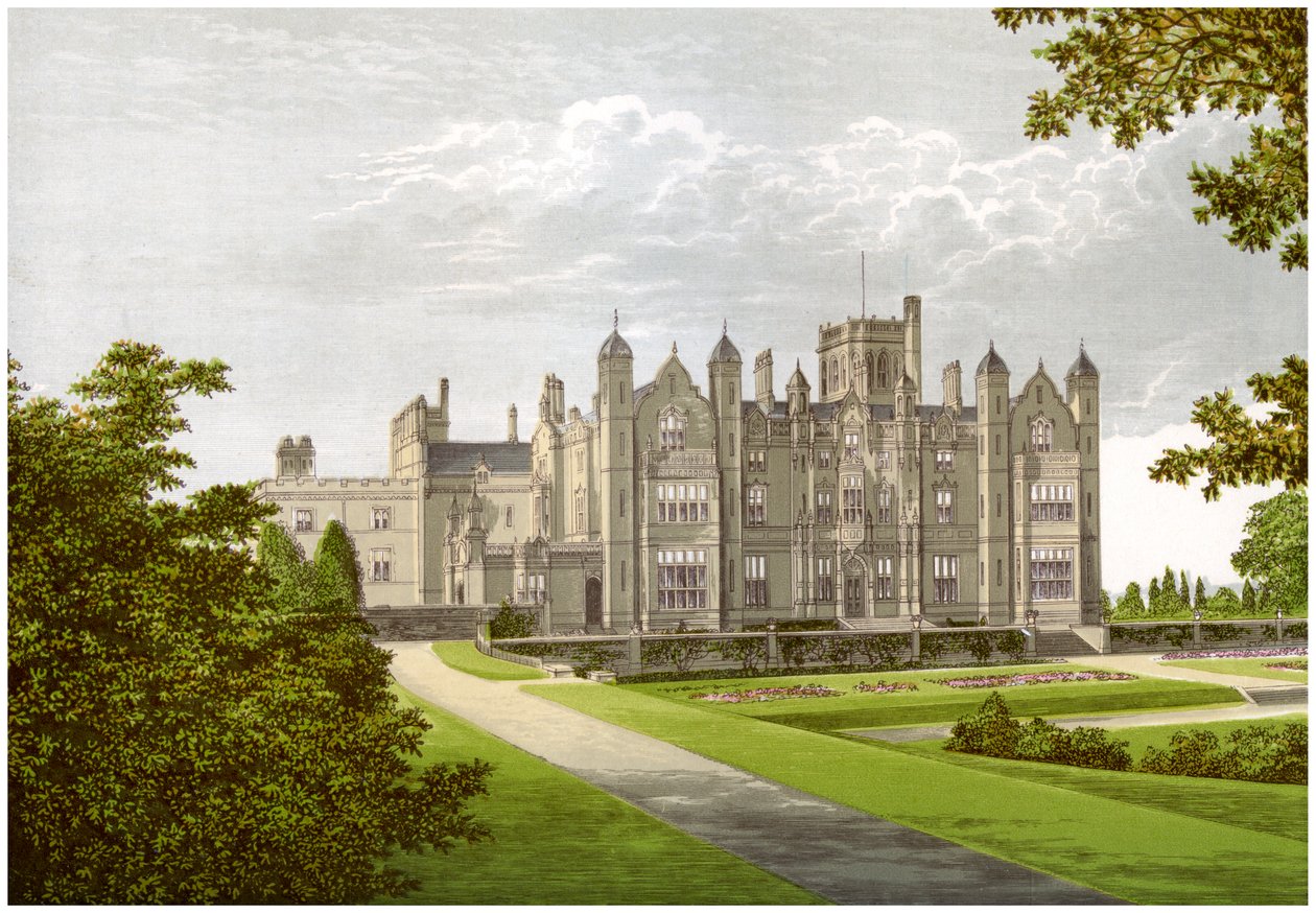 Merevale Hall, Warwickshire, Dugdale ailesinin evi, c1880 by Unbekannt